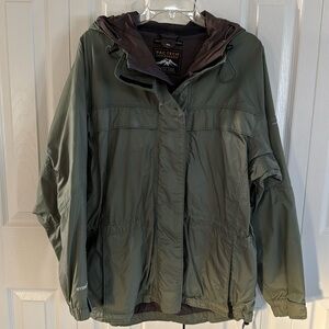 Pacific Trail Pac Tech Women's Dark Sage Waterproof Breathable Rain Jacket - M